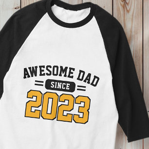 Camiseta Pai Incrível Desde XX Atlético Moderno Dia dos Pai