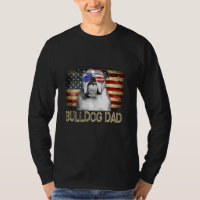 Pai Inglês Buldogue Americano Bandeira 4 De Julho