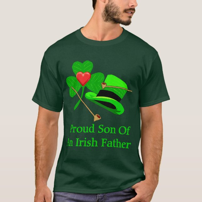 Camiseta Pai irlandês (Frente)