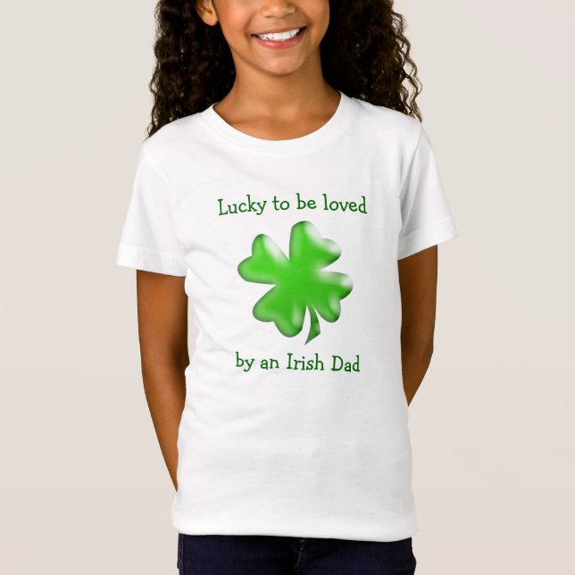 Camiseta Pai Irlandês Lucky Shamrock Ks Shirt (Frente)