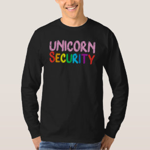 Camiseta Pai Irmão Segurança Unicórnio Fantasia de Hallowee