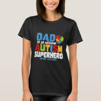 Pai Ism De Um Incrível Autismo Super-Herói Autismo