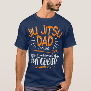 Camiseta Pai Jiu Jitsu como um dicionário de Pais normal