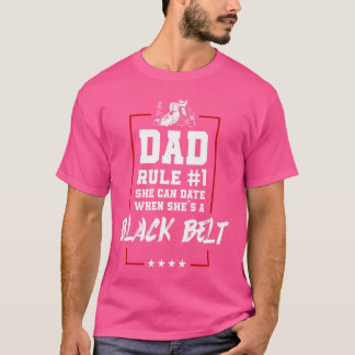 Camiseta Pai Jiu Jitsu Pai Pai Regra 1 Ela Pode