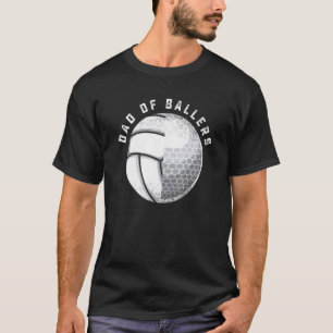Camiseta Pai Joga Golfe De Voleibol De Filho Ou Filha