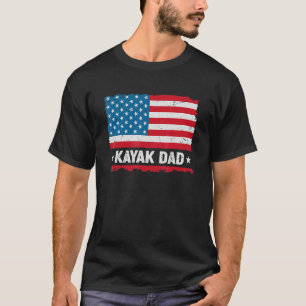 Camiseta Pai Kayak América dos Estados Unidos, Bandeira Pat