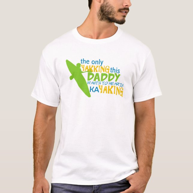 Camiseta pai kayaking (Frente)