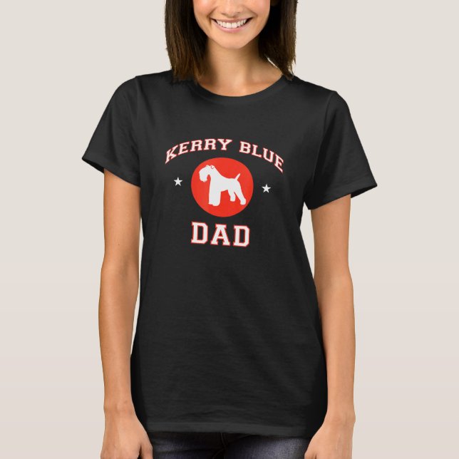 Camiseta Pai Kerry Blue Terrier (Frente)
