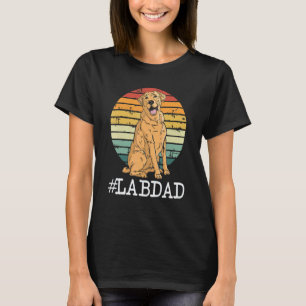 Camiseta Pai Lab Raça de cachorro Labrador Retriever Pais