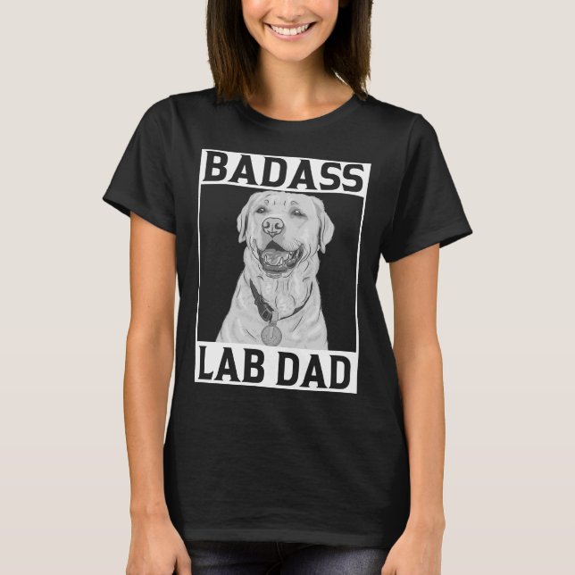Camiseta Pai Labrador Cachorro (Frente)