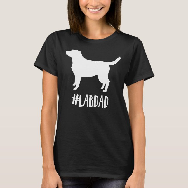 Camiseta Pai Labrador - Cachorro do Retriever (Frente)