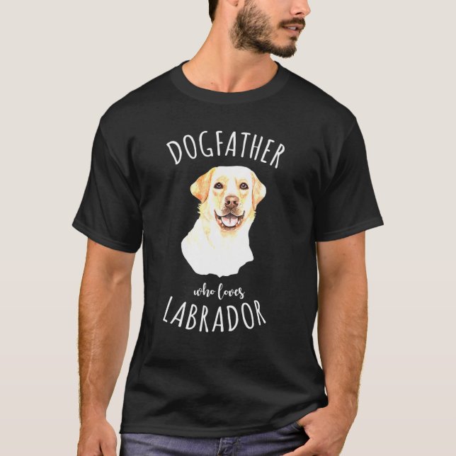Camiseta Pai Labrador - Dogdad - Melhor Proprietário de Cãe (Frente)