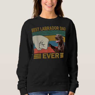 Camiseta Pai Labrador Melhor De Todos Os Anos, Retro Labrad