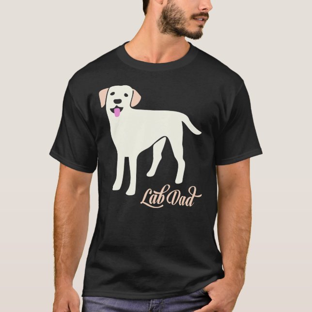 Camiseta Pai Labrador Retriever (Frente)
