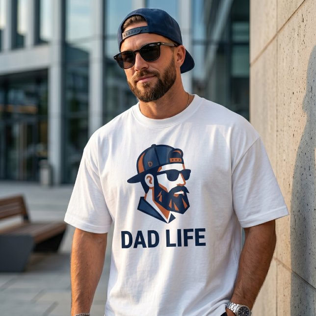 Camiseta Pai Legal com Óculos de Sol de Boné (Criador carregado)