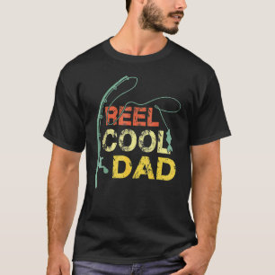 Camiseta Pai Legal de Carretel Vintage Papai Pescador Dia