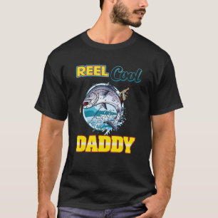 Camiseta Pai Legal de Molinete Dia dos Pais Feliz Pescaria