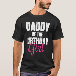 Camiseta Pai legal De Rosquinha Da Garota De Aniversário P