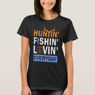 Camiseta Pai Legal Dia dos Pais Caça Pesca Amando Todos os