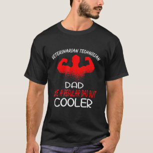 Camiseta Pai Legal do técnico veterinário Mens