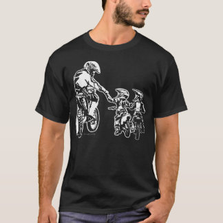 Camiseta Pai Legal Piloto de Moto de Terra Motocross Pai e