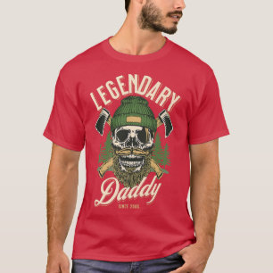 Camiseta Pai Legendário Desde 2006 Melhor Dia de os pais Pa