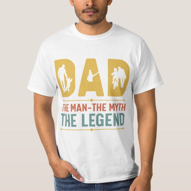 Camiseta Pai lendário (Frente)