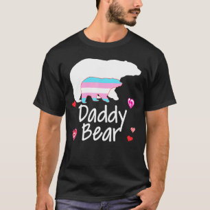 Camiseta Pai Lgbt Urso Transgênero Rainbow Lgbt Gay Lesbi
