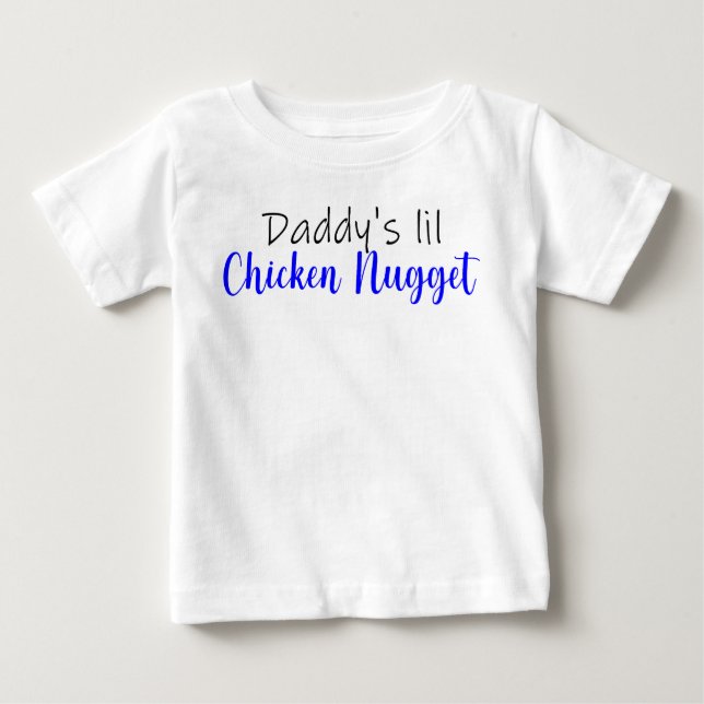 Camiseta Pai lil Chicken Nugget (Frente)
