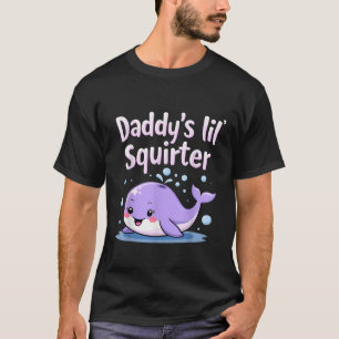 Camiseta Pai Lil Squirter Unisex Adultos Preto Pequeno