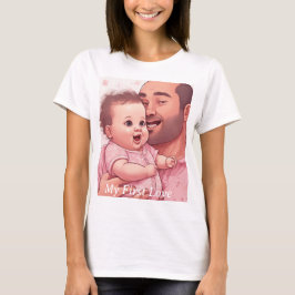 Camiseta Pai Little Angel