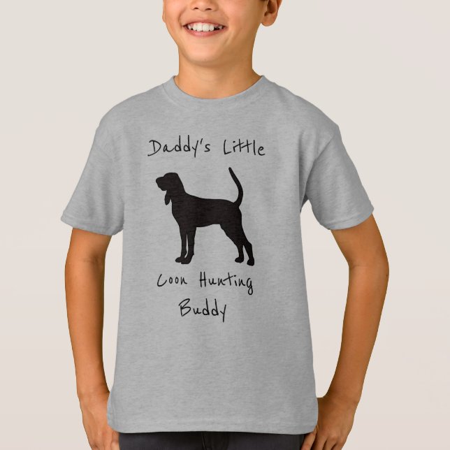 Camiseta Pai Little Coon Hunting Buddy (Frente)