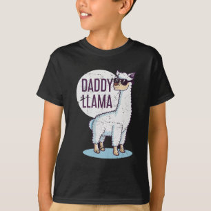 Camiseta Pai Llama Funny Pai Gift Dia de os pais