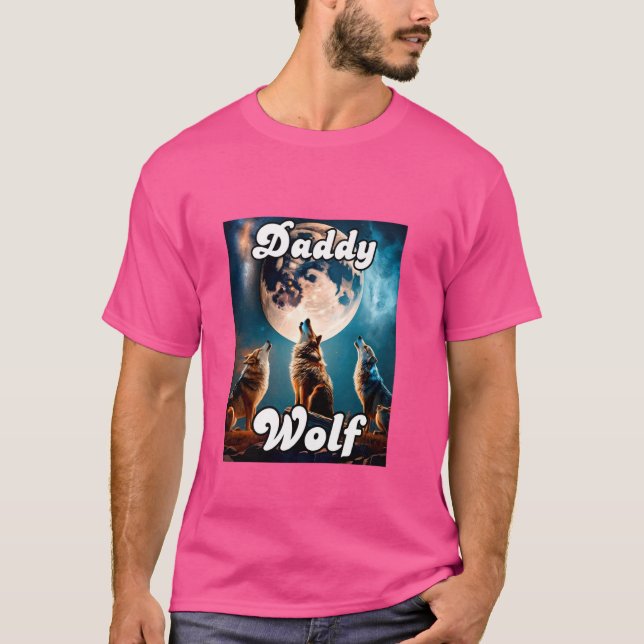 Camiseta Pai Lobo Correspondente Lobos da Tribo Ataque Fath (Frente)
