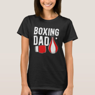 Camiseta Pai Lutador de Boxe Orgulhoso Pai de Lutador de Bo