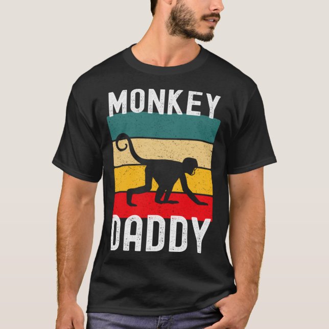 Camiseta Pai Macaco Vintage (Frente)