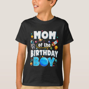 Camiseta Pai Mãe Do Espaço Da Família Astronauta Do Astrona