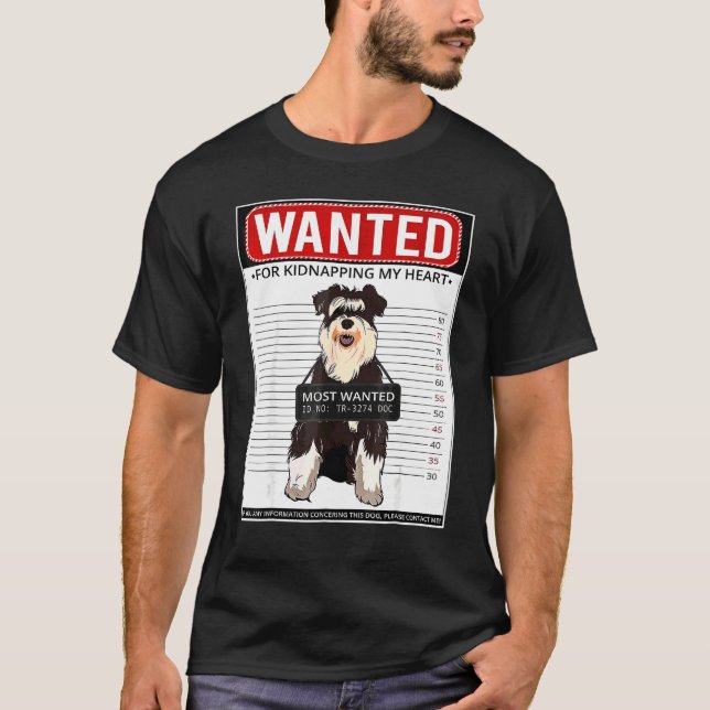 Camiseta Pai Mãe Schnauzer Miniatura   (Frente)