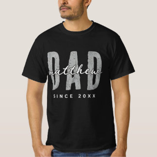 Camiseta Pai Mais Legal Desde 20XX Moderno Simples e Elegan