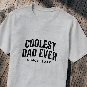 Camiseta Pai Mais Legal Desde Personalizado Retro