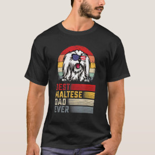 Camiseta Pai Maltês Melhor Dia de os pais De Sempre