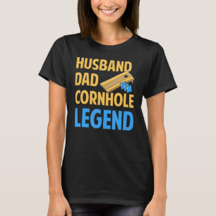 Camiseta Pai Marido Cornhole Legenda Cornhole Cornhole