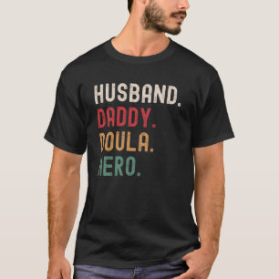 Camiseta Pai Marido Doula Hero
