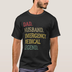 Camiseta Pai Marido Emergente Legenda Médica Med