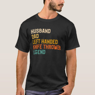 Camiseta Pai Marido Esquerdo Lenda do Gestor de Faca