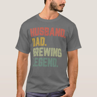 Camiseta Pai Marido Fazendo Lenda Engraçado Padre Engraçado