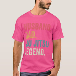 Camiseta Pai Marido Jiu Jitsu Legend Jiu Jitsu Pai Padre