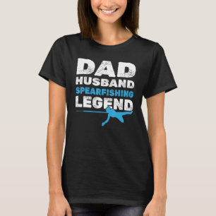 Camiseta Pai Marido Lenda da Pesca Submarina