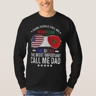 Camiseta Pai marroquino Marrocos Dia dos Pais Papai Marroqu