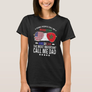 Camiseta Pai marroquino Marrocos Dia dos Pais Papai Marroqu